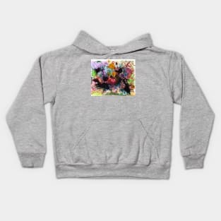 covid..snail and grave yard Kids Hoodie